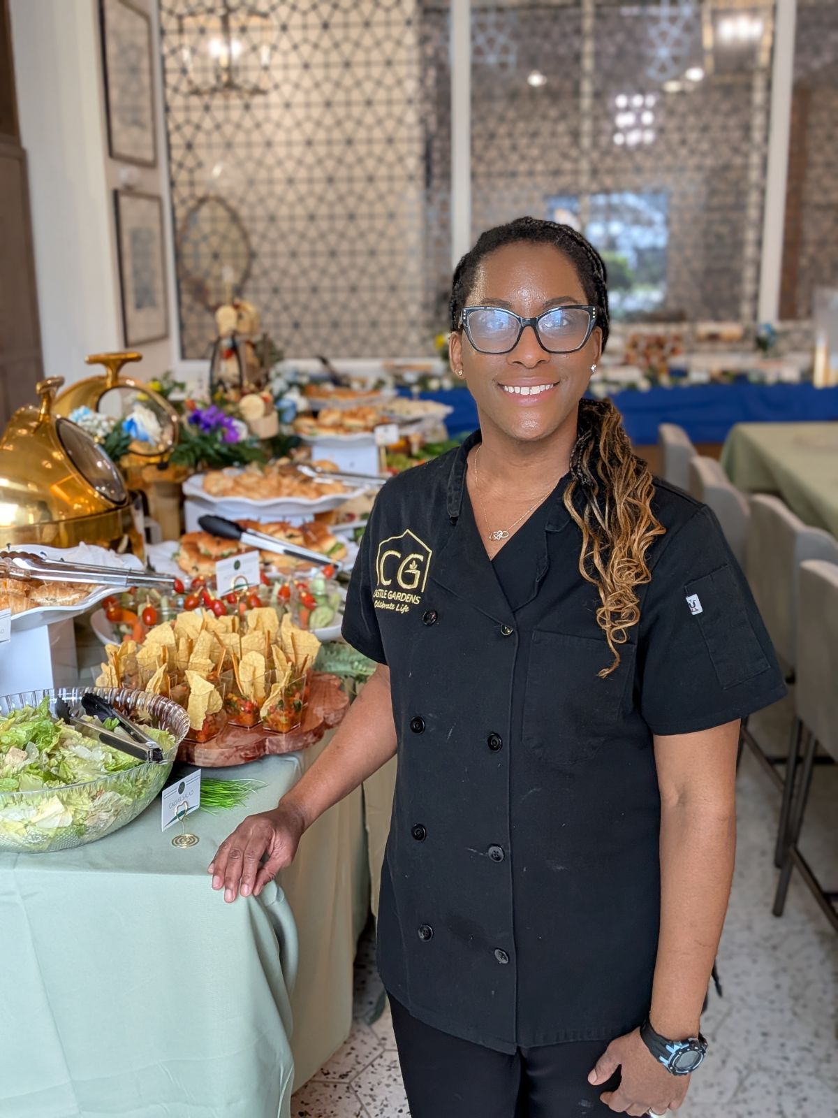 Professional corporate delivery catering spread by Castle Gardens ILM